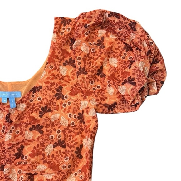 Draper James Mindy Midi Dress in Stretch Mesh Size Medium - Picture 9 of 12